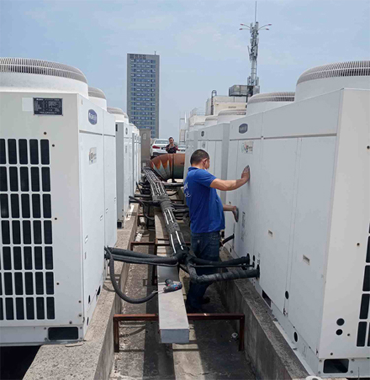 深州中央空调制热和不制冷系统维修方法